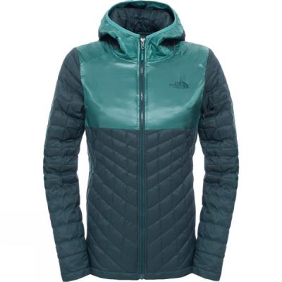 Sudadera Con Capucha The North Face ThermoBall Plus Mujer Verde Oscuro - Chile PYT526017